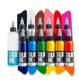 SOLID INK - 12 Color Spectrum Set - 1oz Bottles