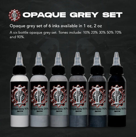 Industry Ink - Opaque Grey Color Set