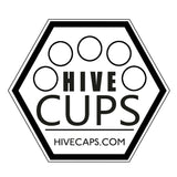 Hive Cups w/ Hive Cap (Lids)