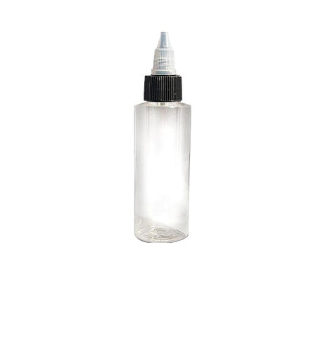 Clear Empty Tattoo Ink Bottle - With Tops