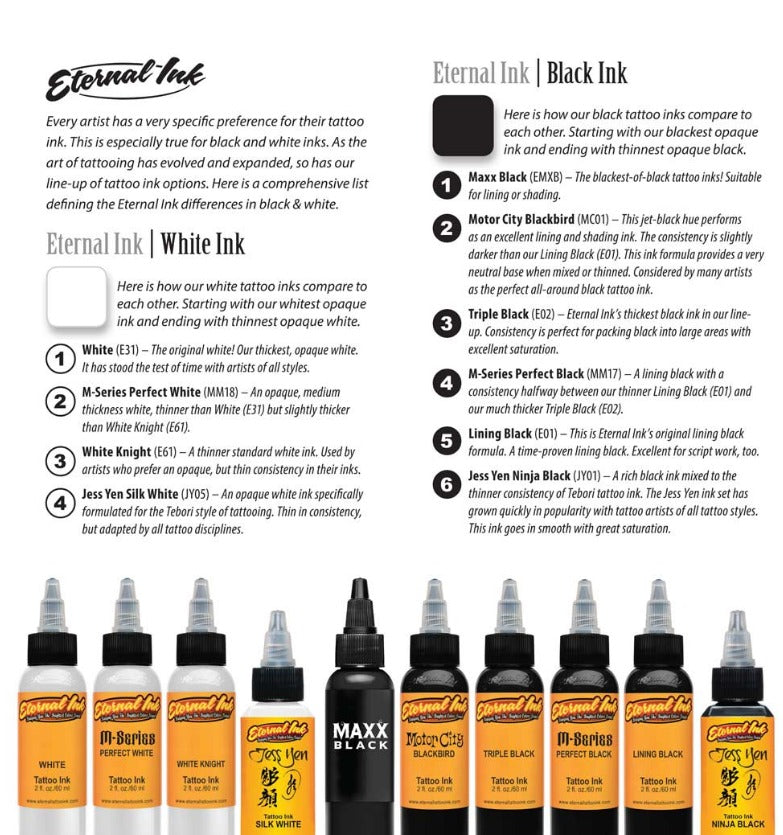 Good Ink Distro Eternal Ink - White Knight – Beehive Worldwide Distro